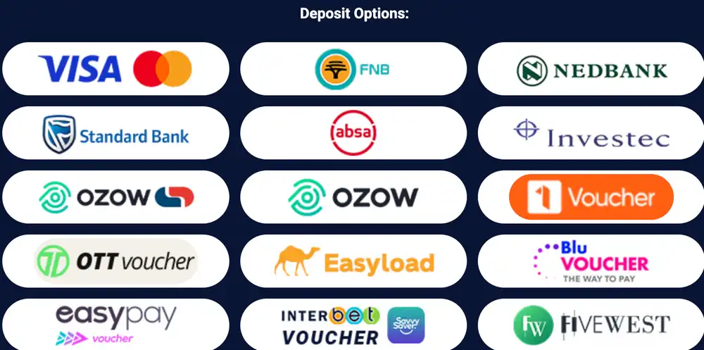 deposit options