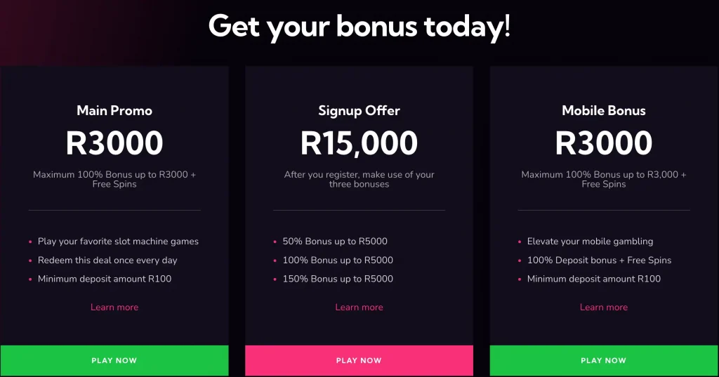 jackpot cash casino no deposit bonus r300 and free spins