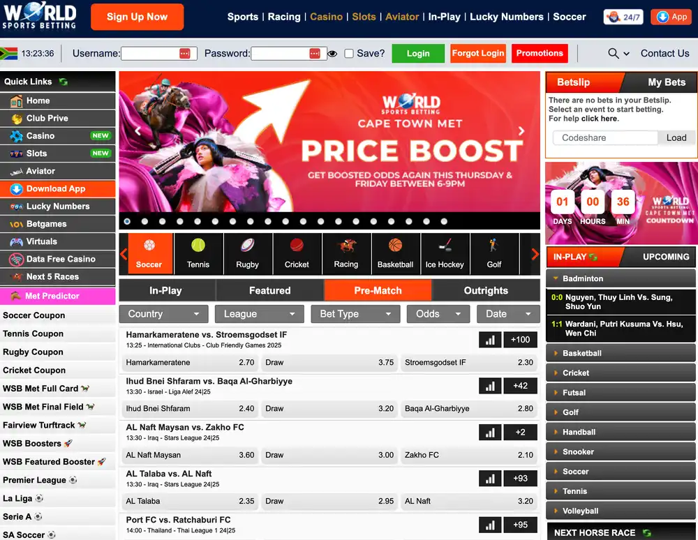 world sports betting website