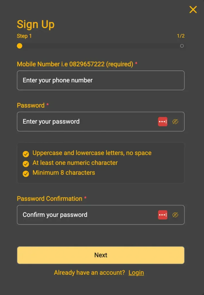 gold rush login and online registration