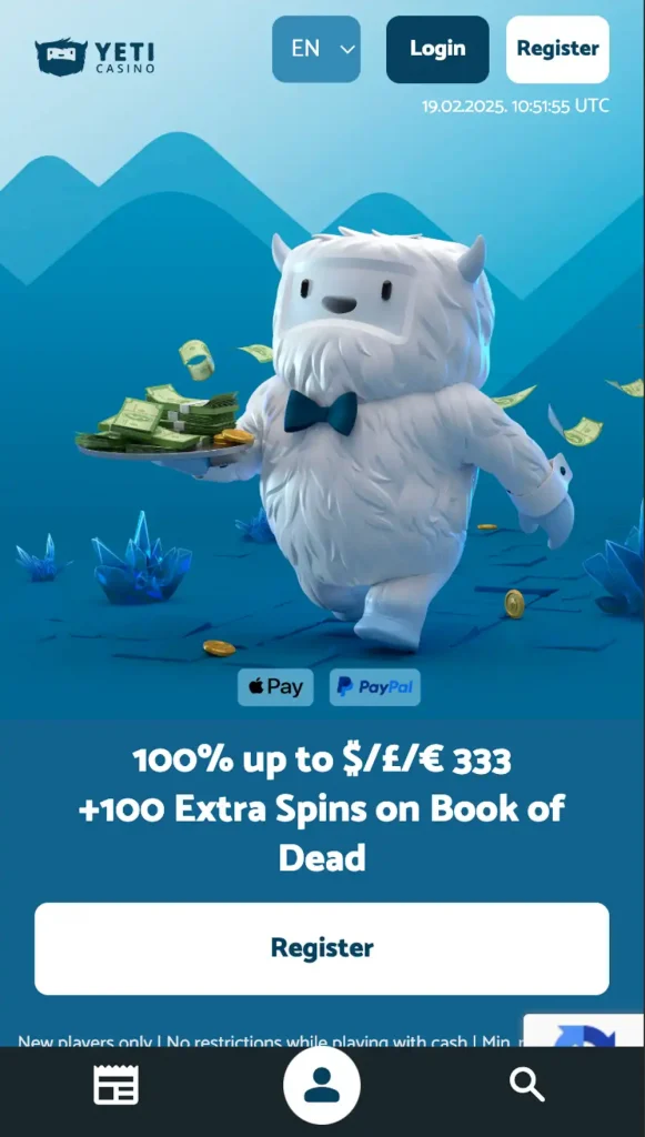 yeti casino app