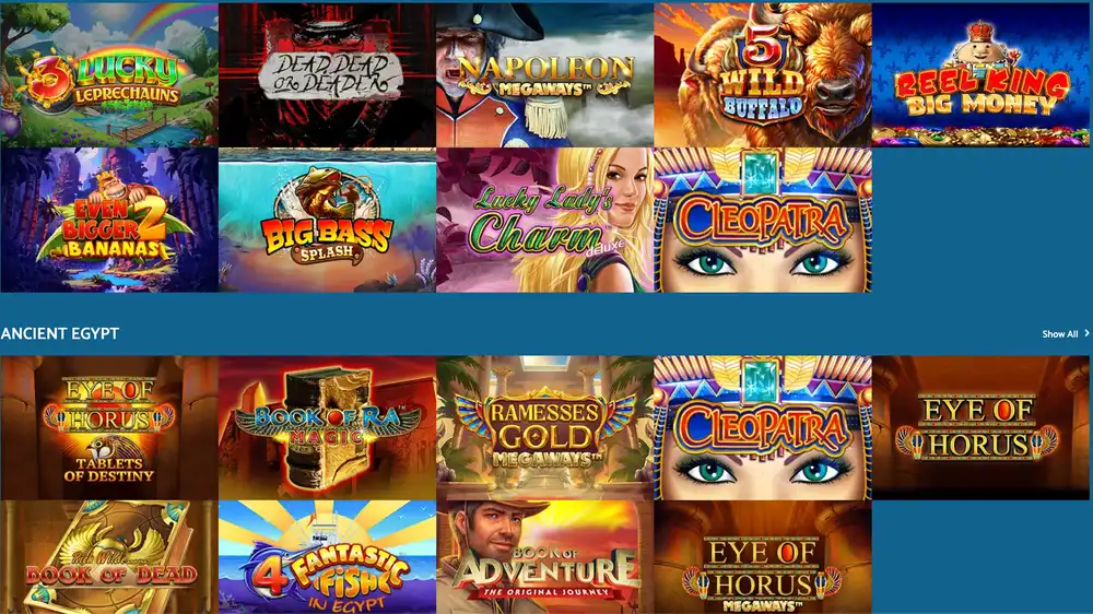 yeticasino.com games