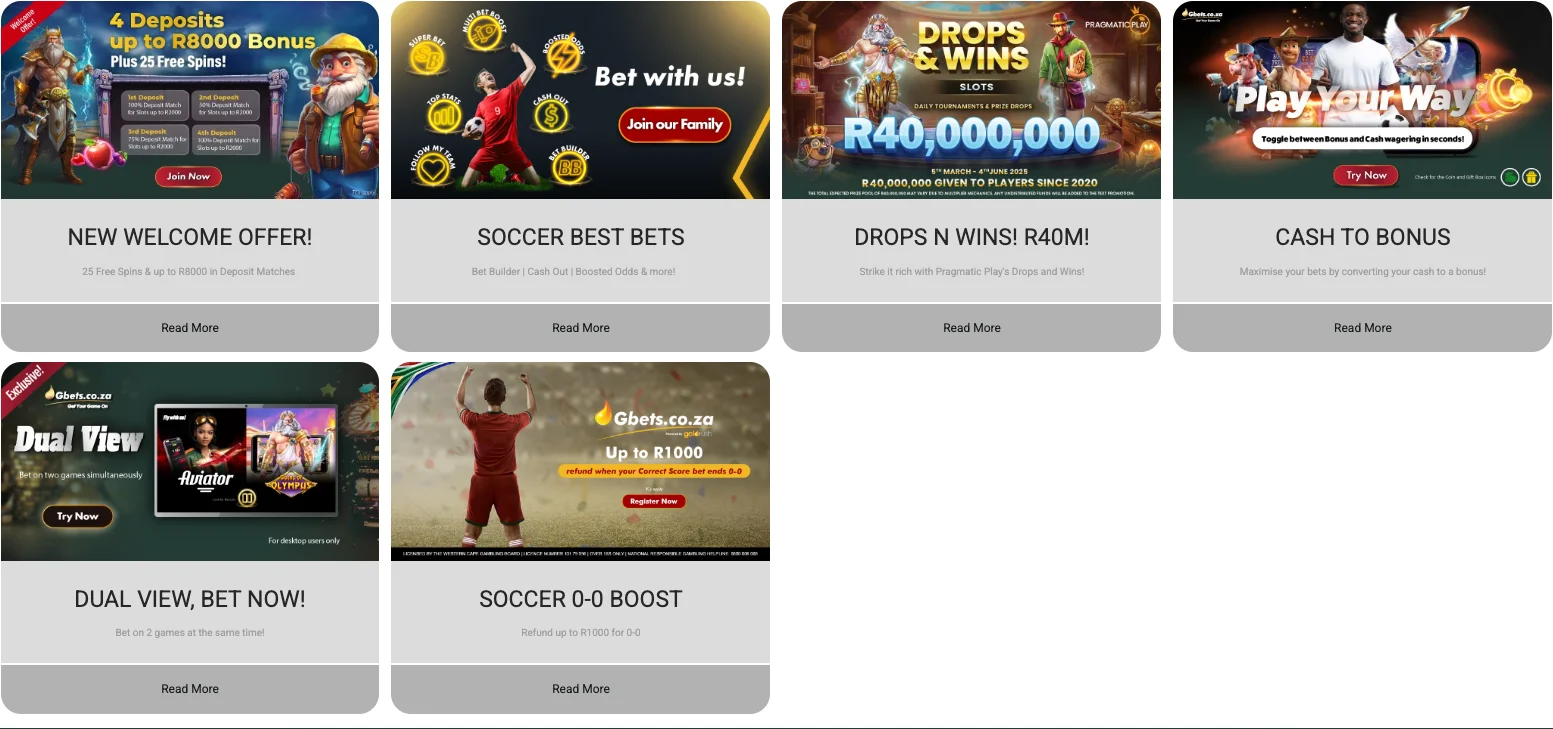 Bonuses and Promotions at G bets