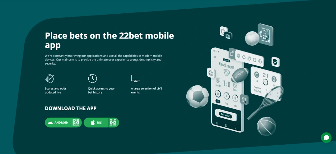 22Bet Mobile App