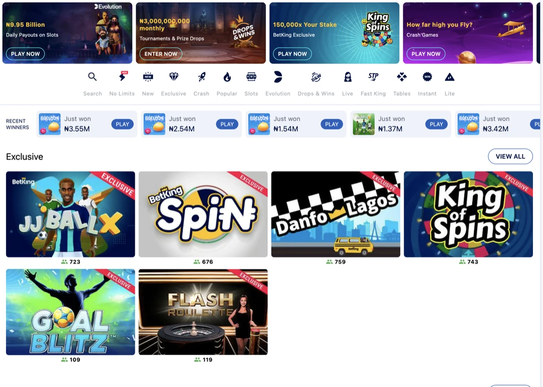 Additional Features and Services Bet King Casino