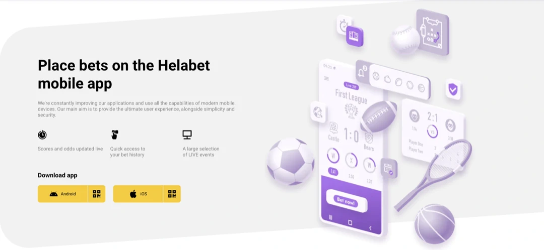 Helabet Mobile App