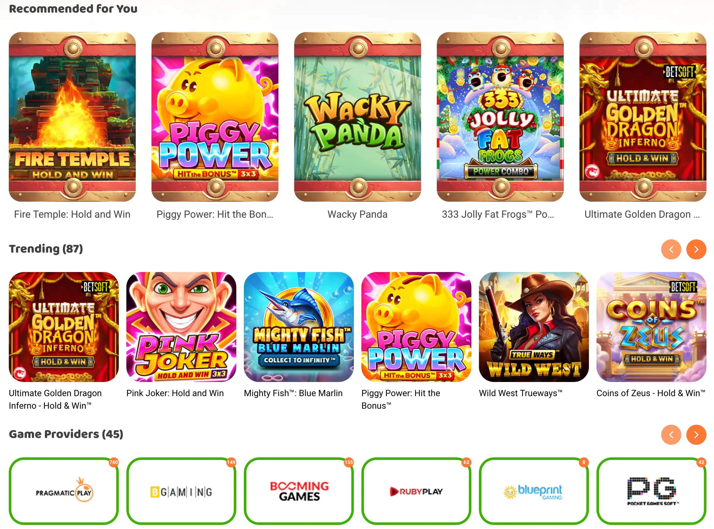 imperial wins casino games