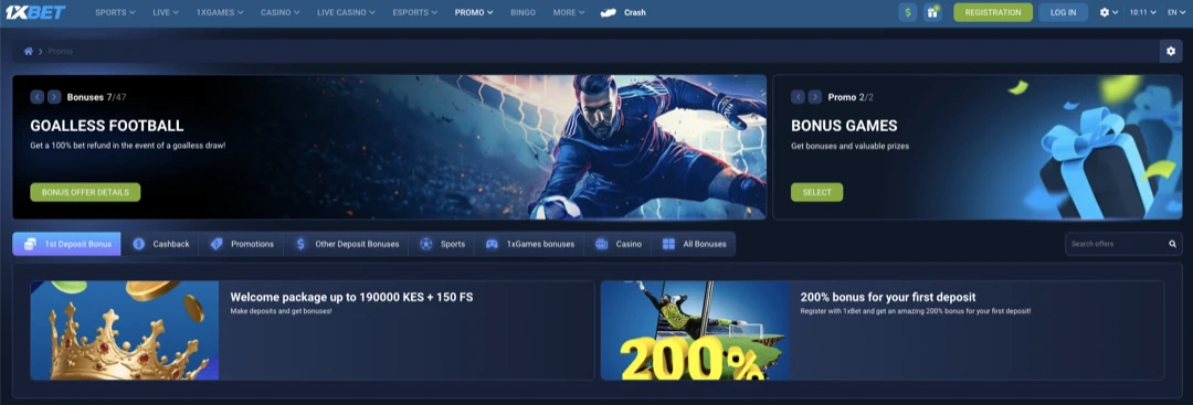 1xbet Bonus Kenya & Welcome Offer