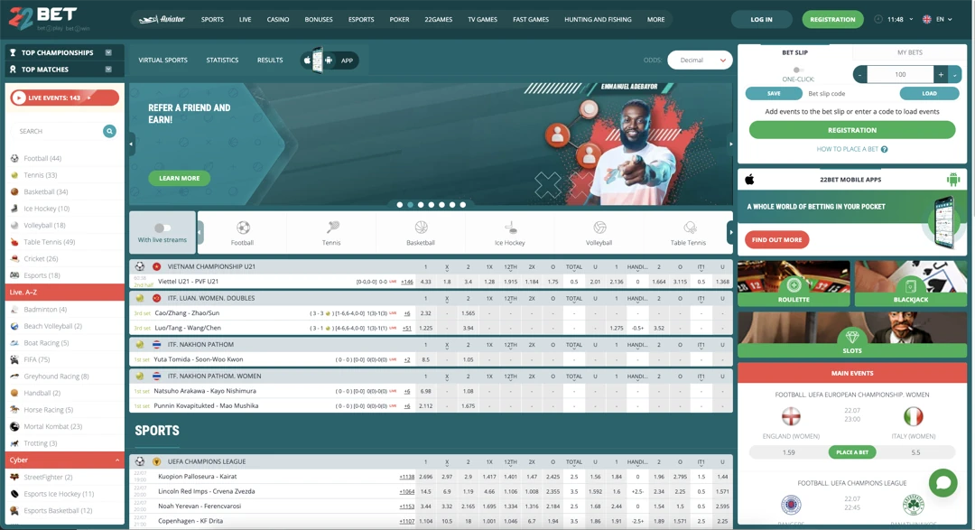 22Bet Kenya Official