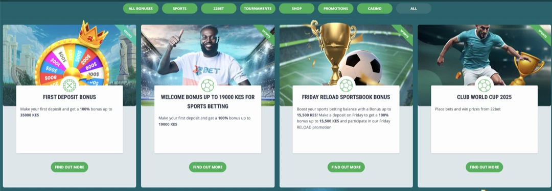 22bet Welcome Bonus Offer