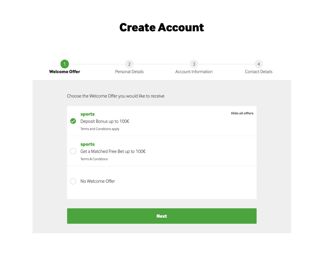 Betway Registration and Account Creation
