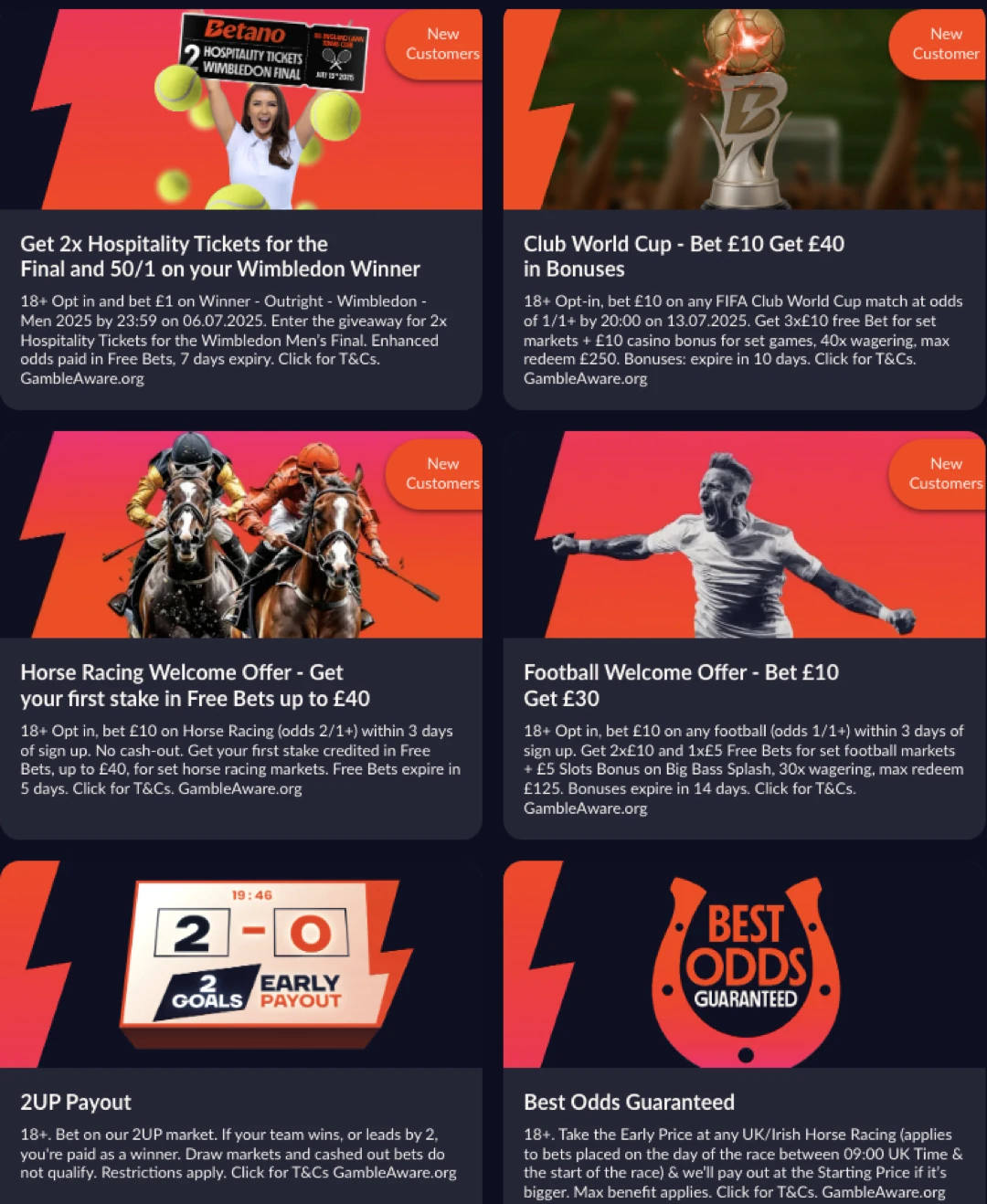 Free Bet Promotions with Betano