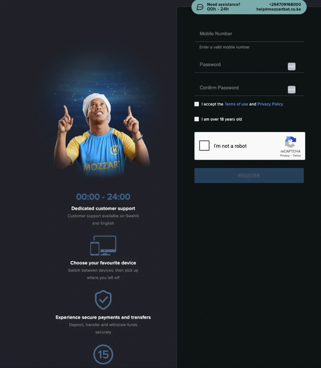 How to Sign Up for Mozzart bet Kenya