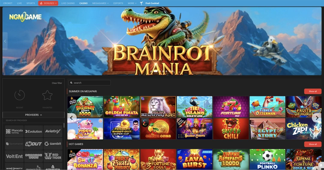 Megapari Casino Experience