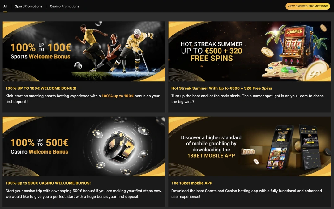 Welcome Bonus and Promotion Offers