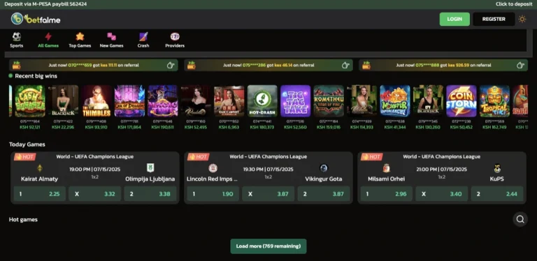 Betfalme Kenya: Sports Bets & Casino
