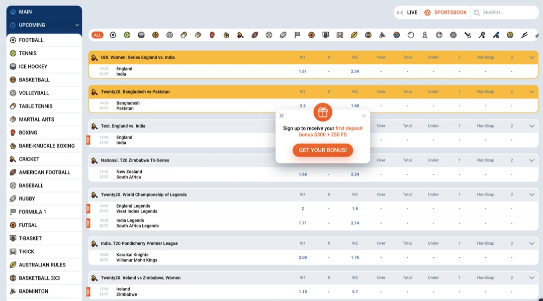 Online Betting with Mostbet