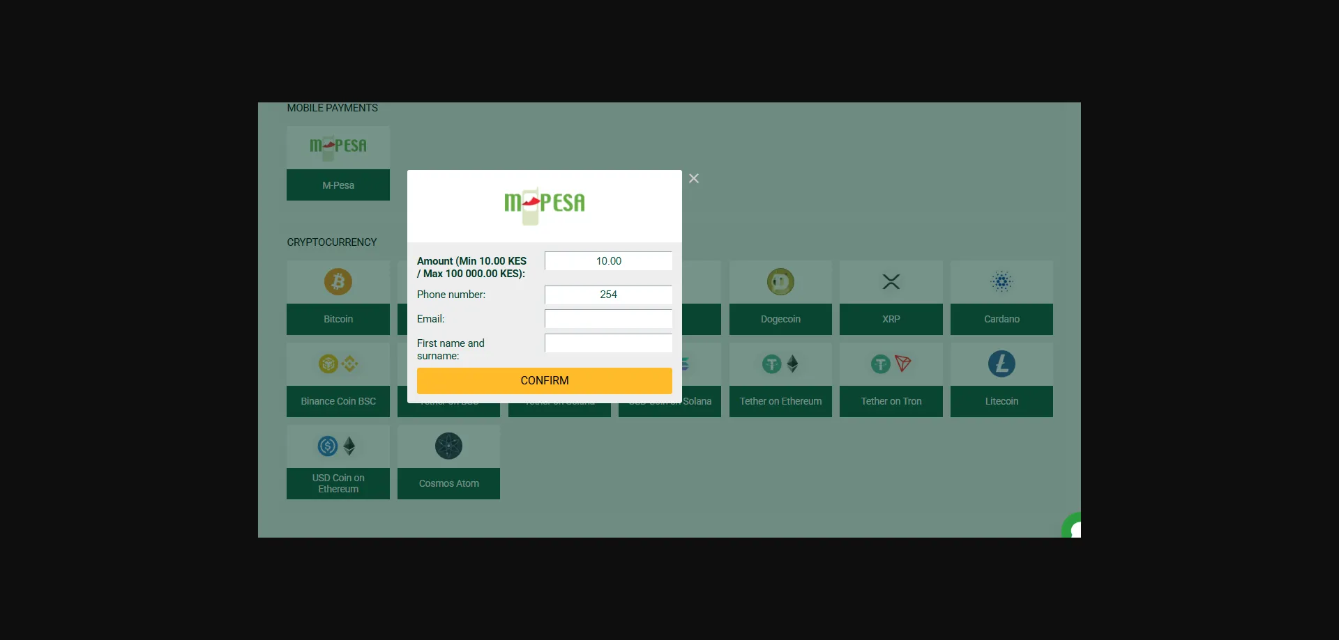 Payment Options