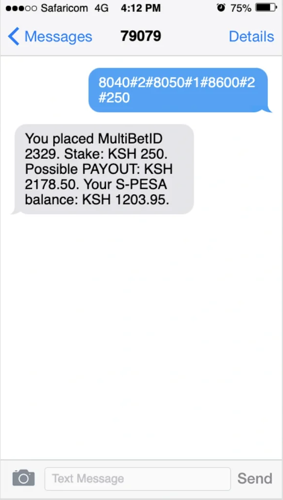 How to Place a Multibet through SMS on Sportpesa